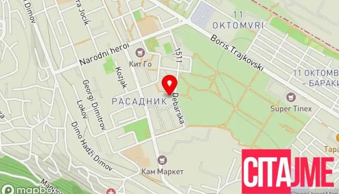 Pzu Martin -  Dental Lab Skopje мапа - Скопје