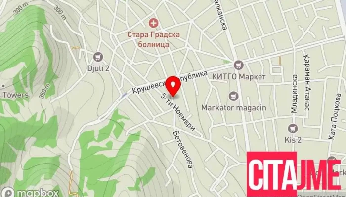 Pzu Mitev мапа - Струмица