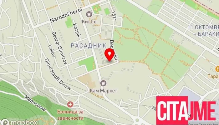 Pzu Ordinacija Po Opsta Medicina D R Ana мапа - Скопје