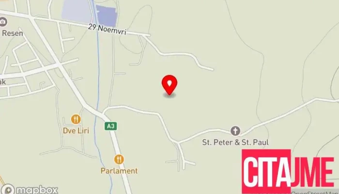 Rumko 91 -    Fabrika Za Prerabotka Na Ovoshje I Zelencuk мапа - Ресен