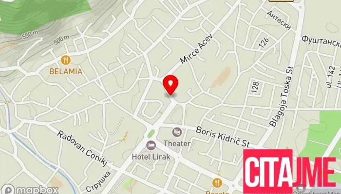 Sali Avto Elektrik Klima Servis мапа - Тетово