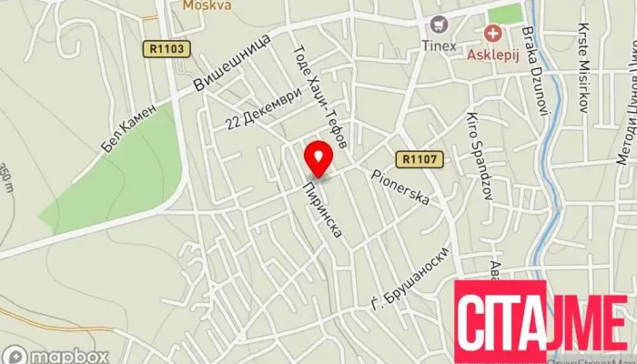 Salon Za Zavesi Mb Trejd мапа - Kavadarci