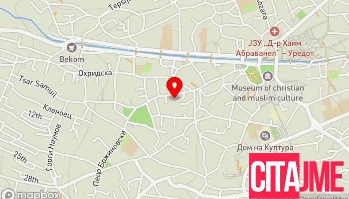 мапа на Saso Ilievski Стоматолог во Битола