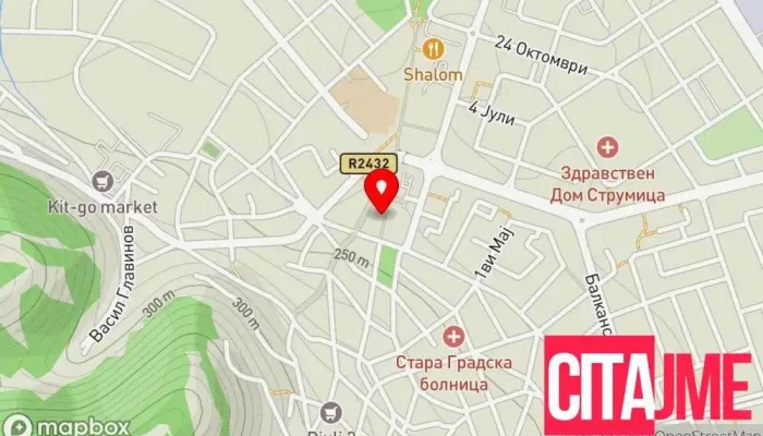 Sim -  Kompani Strumica Doo Sim -  Kompani Strumitsa Doo мапа - Струмица