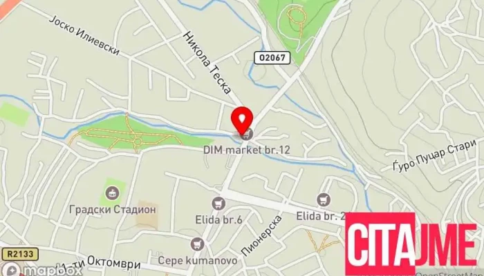 Sistemi Za Gradba Imperijal мапа - Куманово