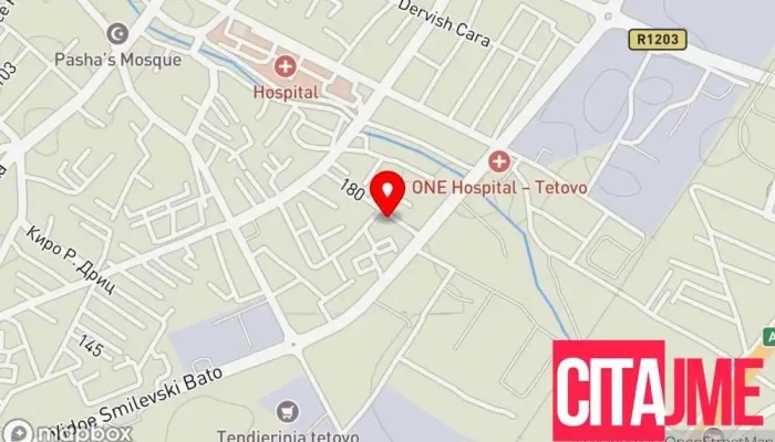 Sistina Oftalmologija Tetovo Sistina Ophthalmology Tetovo мапа - Тетово