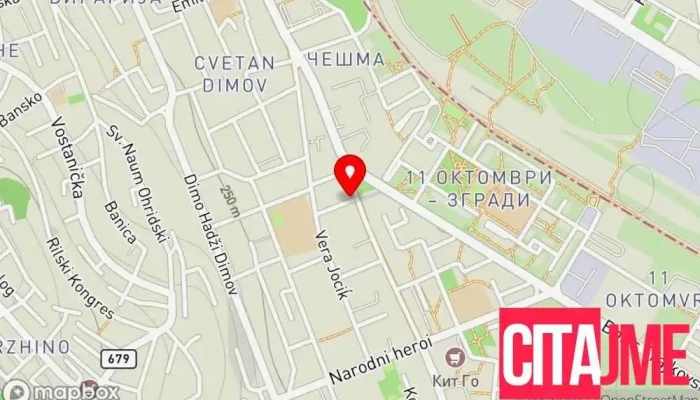 Skaj Lab -  мапа - Скопје