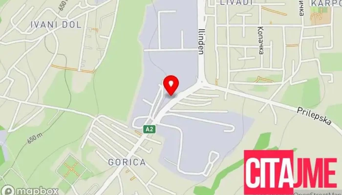 Slep Sluzba Kicevo -  мапа - Кичево