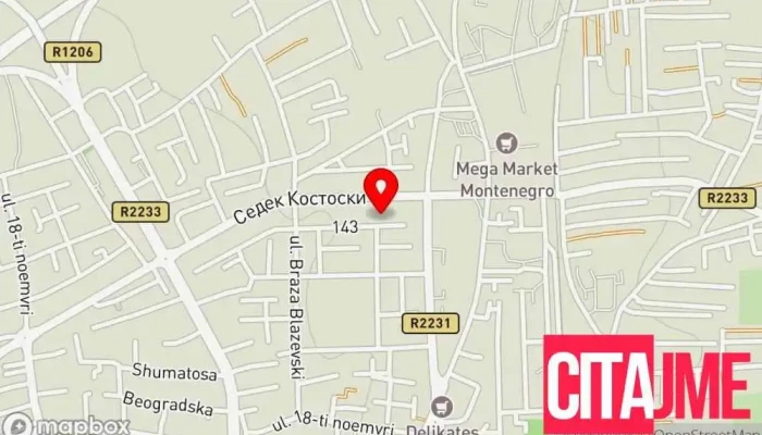 Stomatologija Drloran мапа - Гостивар