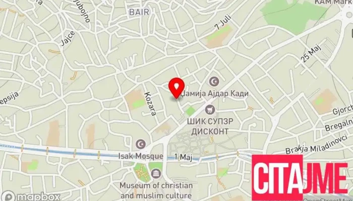 Stomatoloshka Ordinatsija D R Andreevski мапа - Битола