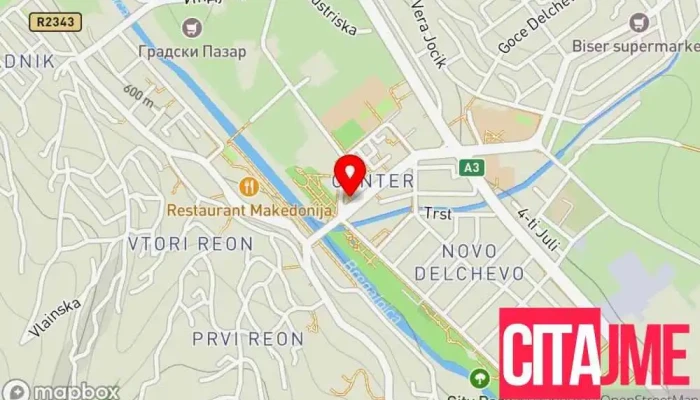 Stomatoloshka Ordinatsija Deni Dental мапа - Делчево