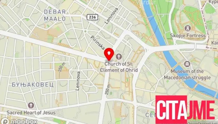 мапа на Стоматолошка ординација ,,Др Весна Николова
