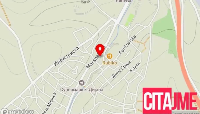 Stomatoloshka Ordinatsija Nona мапа - Неготино