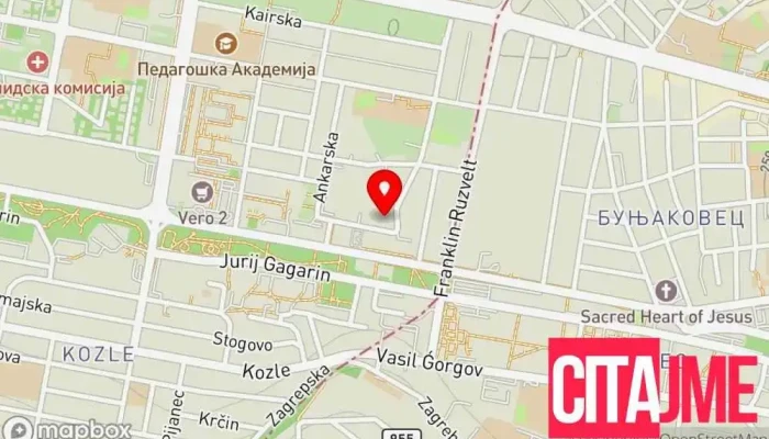 Stomatoloska Ordinacija Dr Dojcinoski мапа - Скопје