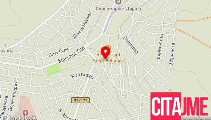 Stomatoloska Ordinacija Dr Sokolov мапа - Неготино