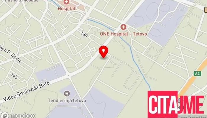 Teritorijalna Protivpozharna Edinitsa Tetovo Tppe мапа - Тетово