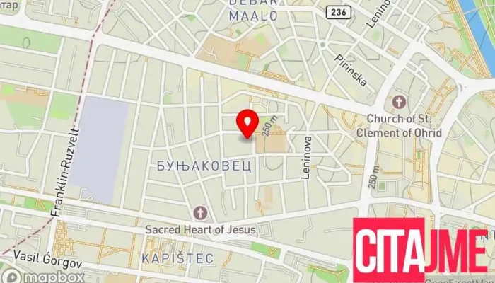мапа на Тригер Продавница за компјутерски софтвер во Скопје