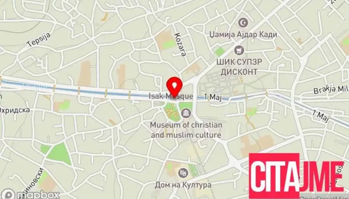 Tsvekjarnitsa Komunalets мапа - Битола