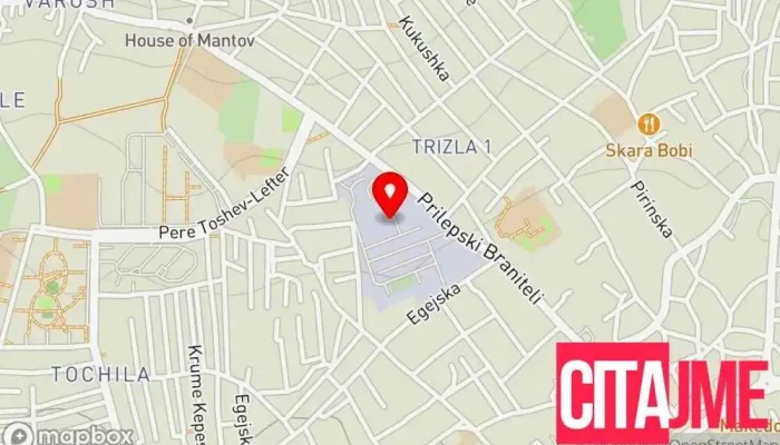 Tutunski Kombinat Ad Prilep мапа - Прилеп