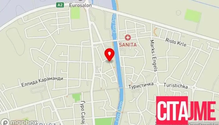 Uprava Za Vodenje Na Matichnite Knigi Na Rsm   Struga мапа - Струга