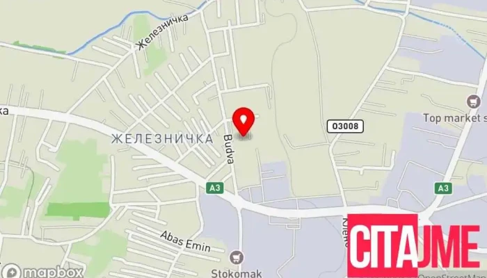 Vateks Ohrid -  мапа - Охрид