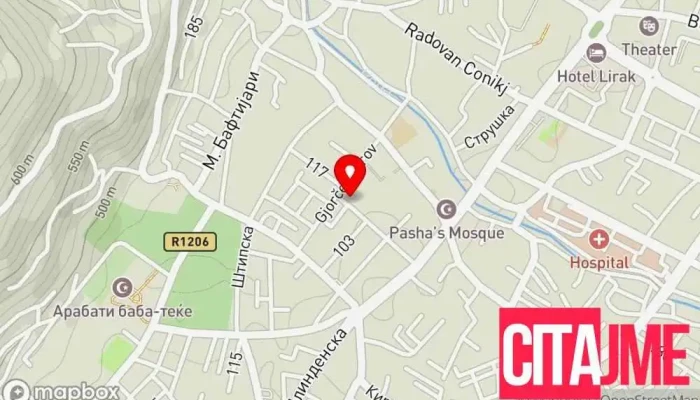 Vitalis As -  мапа - Tetovo