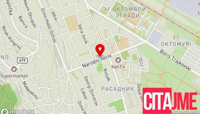 Volga Tekhnolodzhi мапа - Скопје