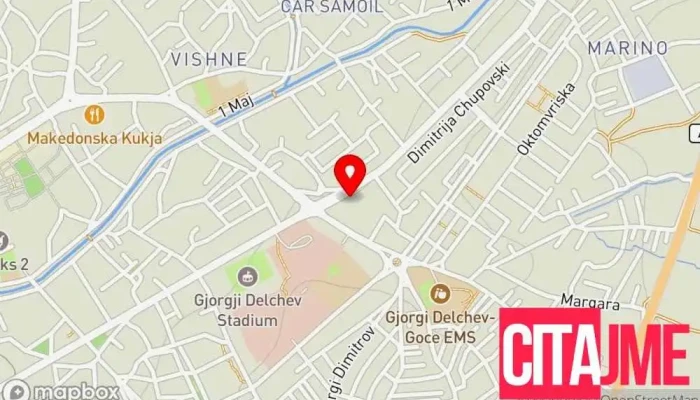 Vulco Prilep -  мапа - Прилеп
