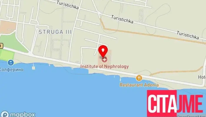 Zavod Za Nefrologija I Dijaliza мапа - Струга