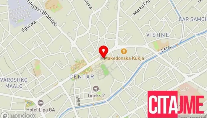 Zdruzhenie Na Penzioneri Prilep мапа - Прилеп