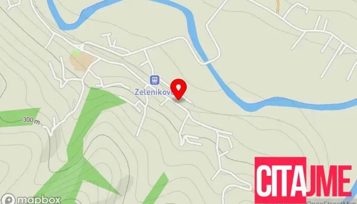 Zelenikovo мапа - Зелениково