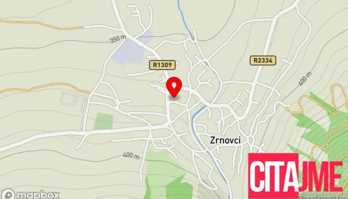 Zrnovka мапа - Зрновци